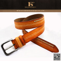 Colorido Wenzhou diseño único cinturones de cuero genuino sin la hebilla